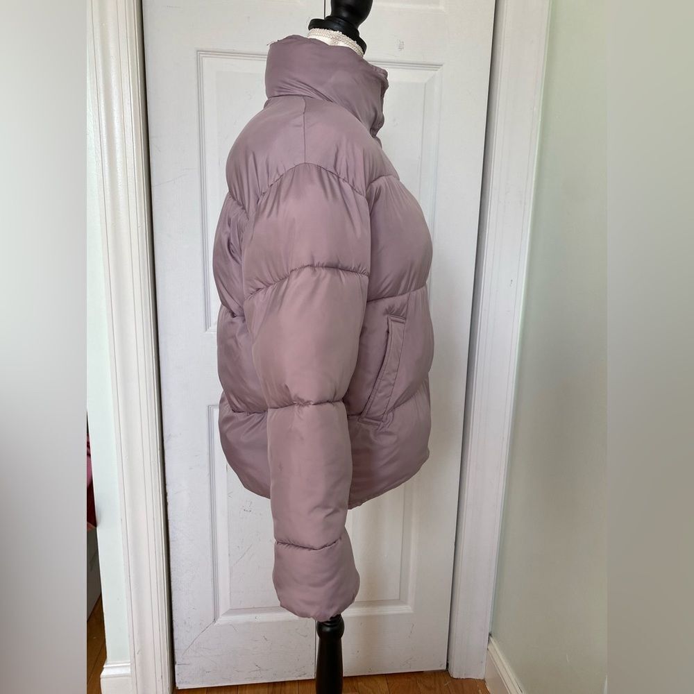 Zara Pastel  Light Lilac Puffer Jacket - Picture 3 of 14